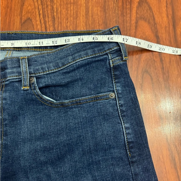 * Levi's 506 Comfort Fit Straight Jeans - Men's Size 34x32 - Dark Blue - Picture 6 of 6